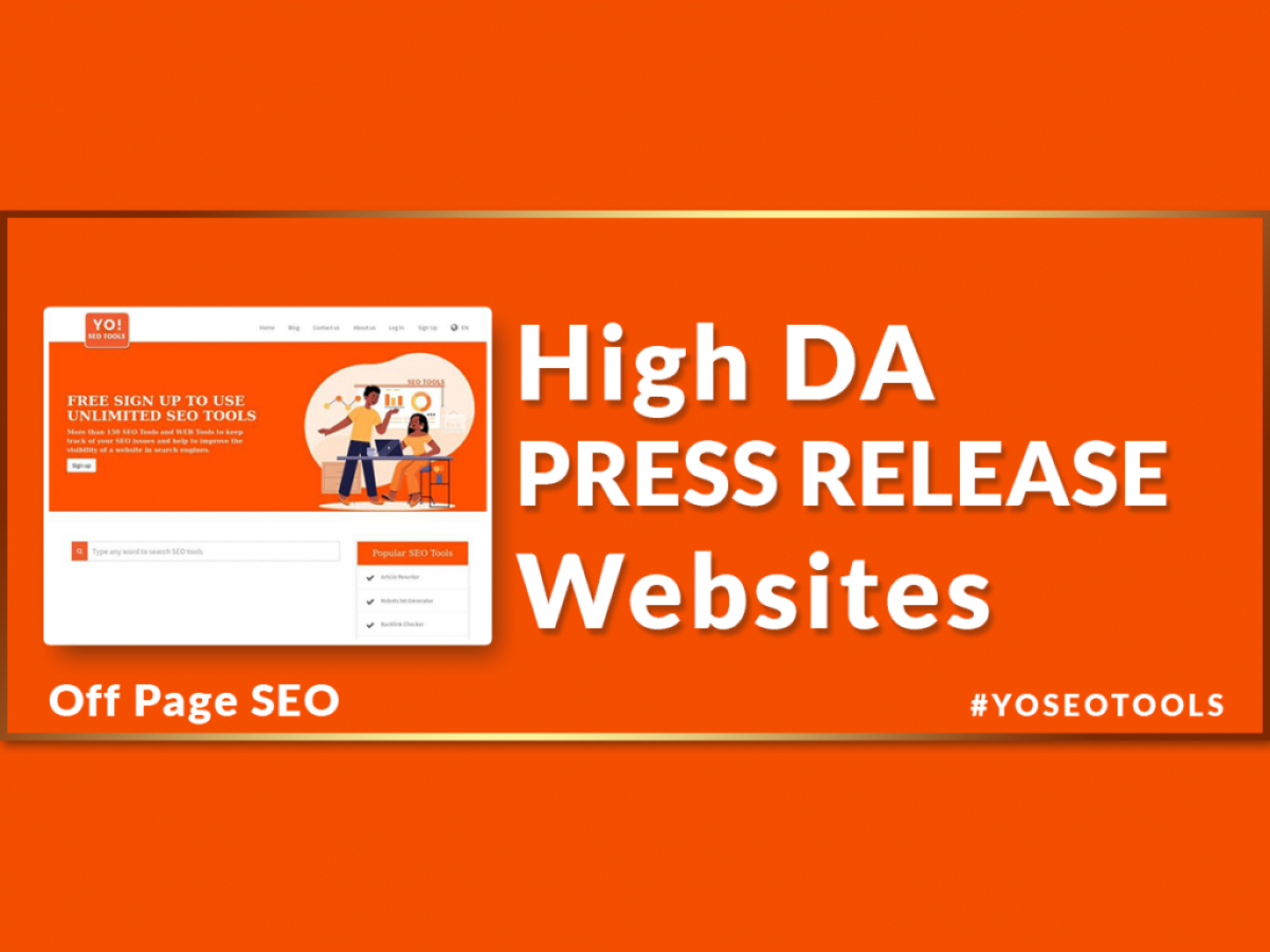 Top High DA Press Release Websites for Link Building