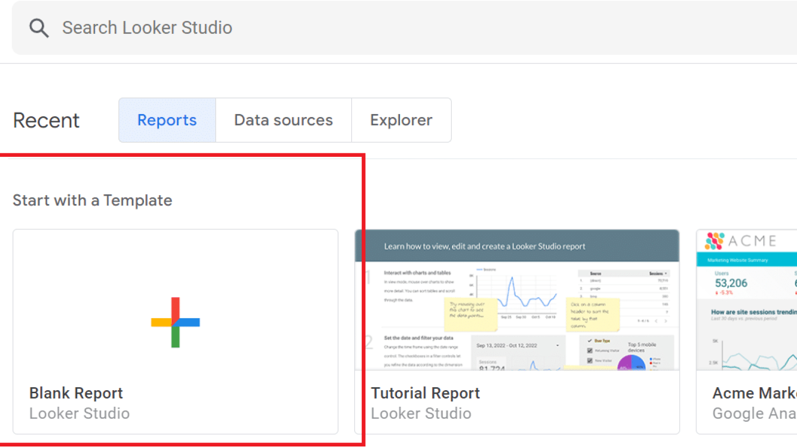 Use this Looker Studio template to track SEO performance