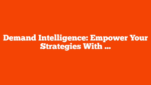 Demand Intelligence: Empower Your Strategies With Actionable Data via @sejournal, @alexanderkesler